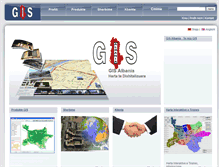 Tablet Screenshot of gisalbania.com